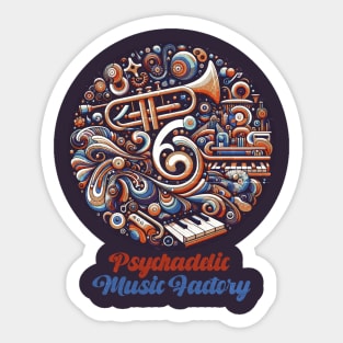 Psychadelic Music Factory Sticker